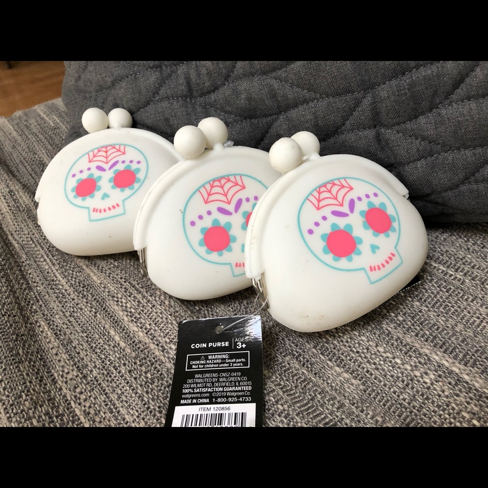 Day Of The Dead Silicone Coin Purse Halloween 🎃